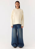 Miyuki Knit Sweater Cream