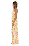 Inara Yellow Bloom Ruffle Maxi - PRE ORDER