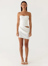Cosmala Mini Dress White