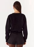 Orla Knit Sweater Black