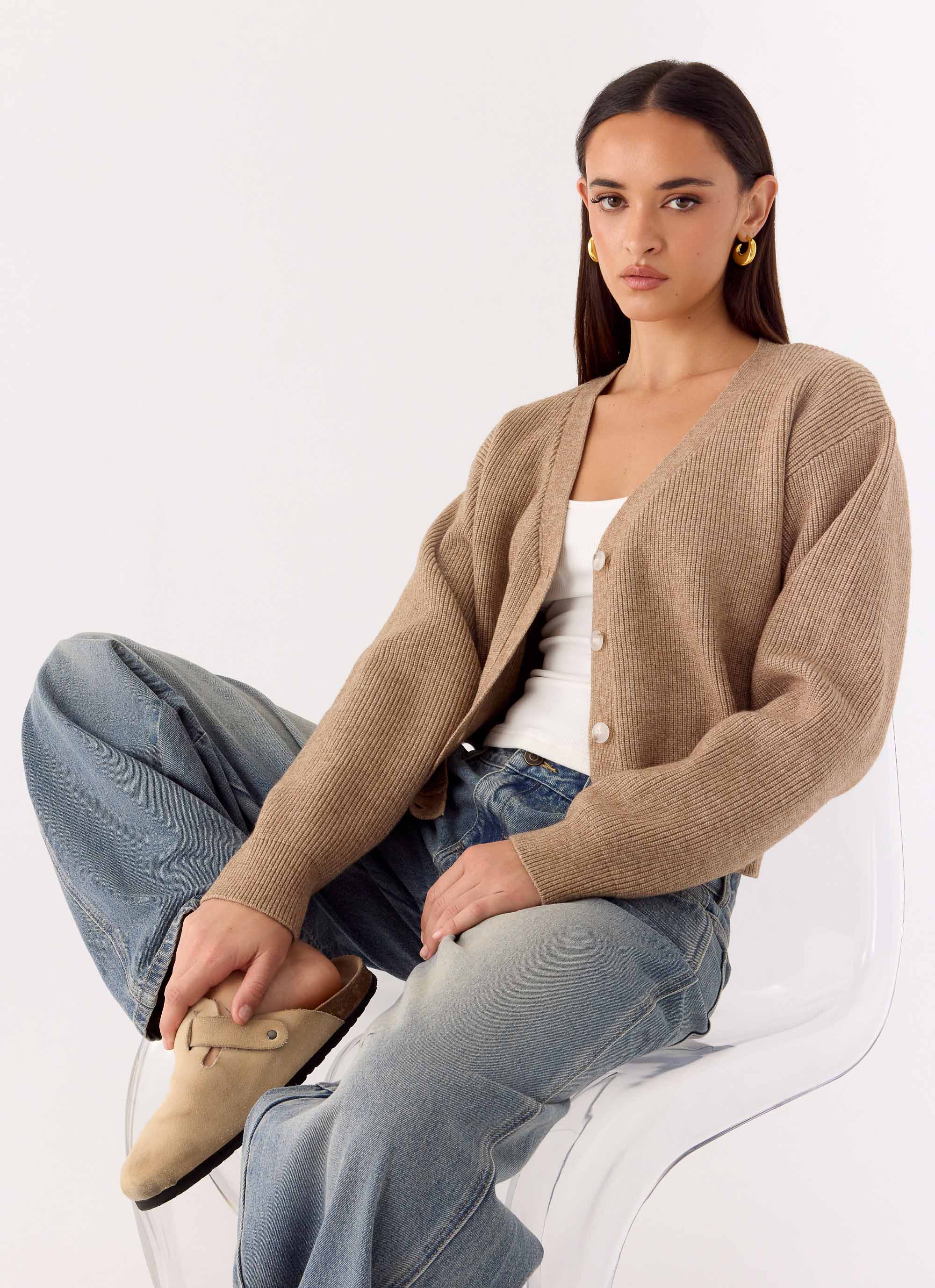 Orla Knit Sweater Taupe