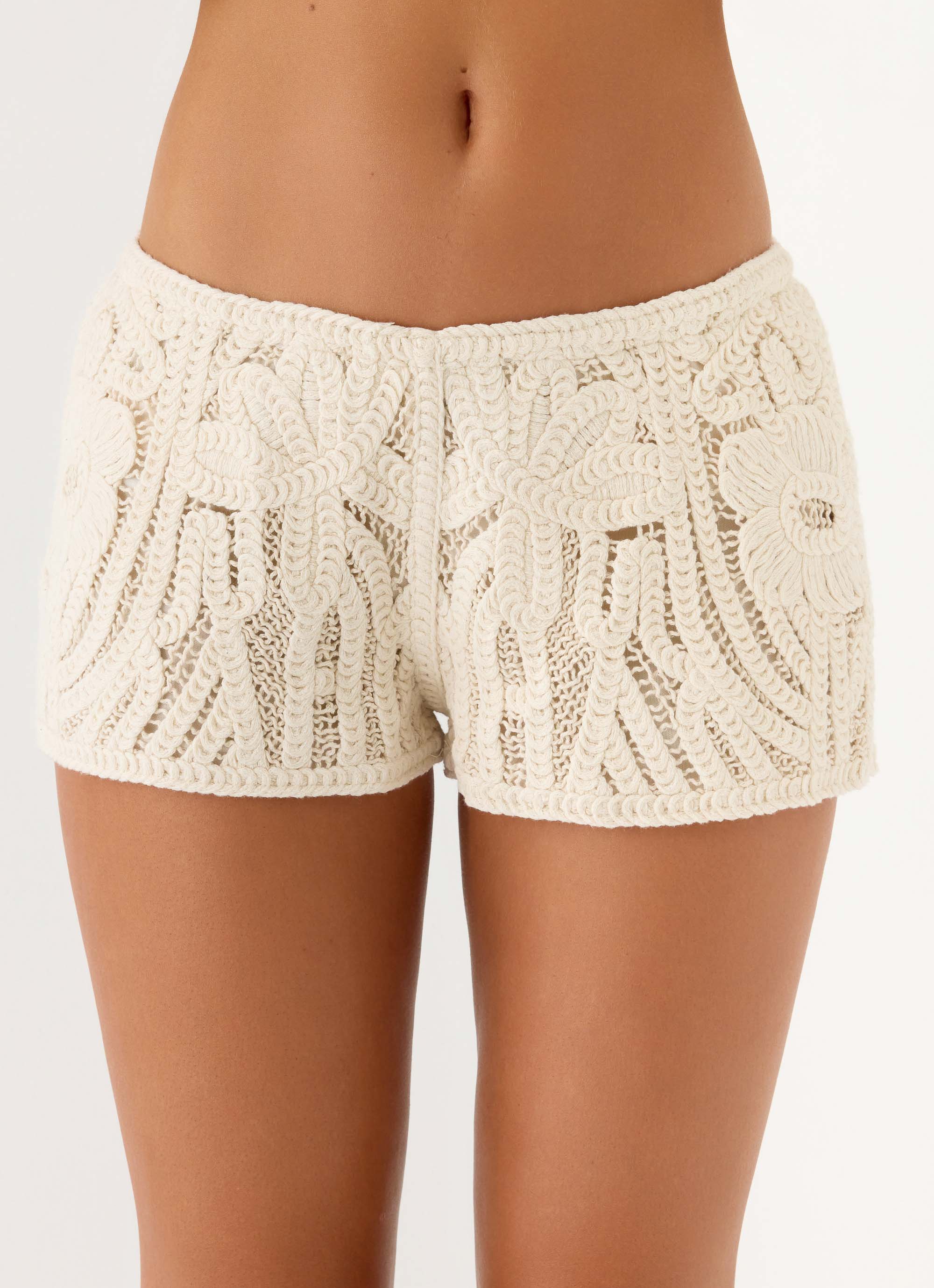 Cynthiana Mini Shorts Ivory