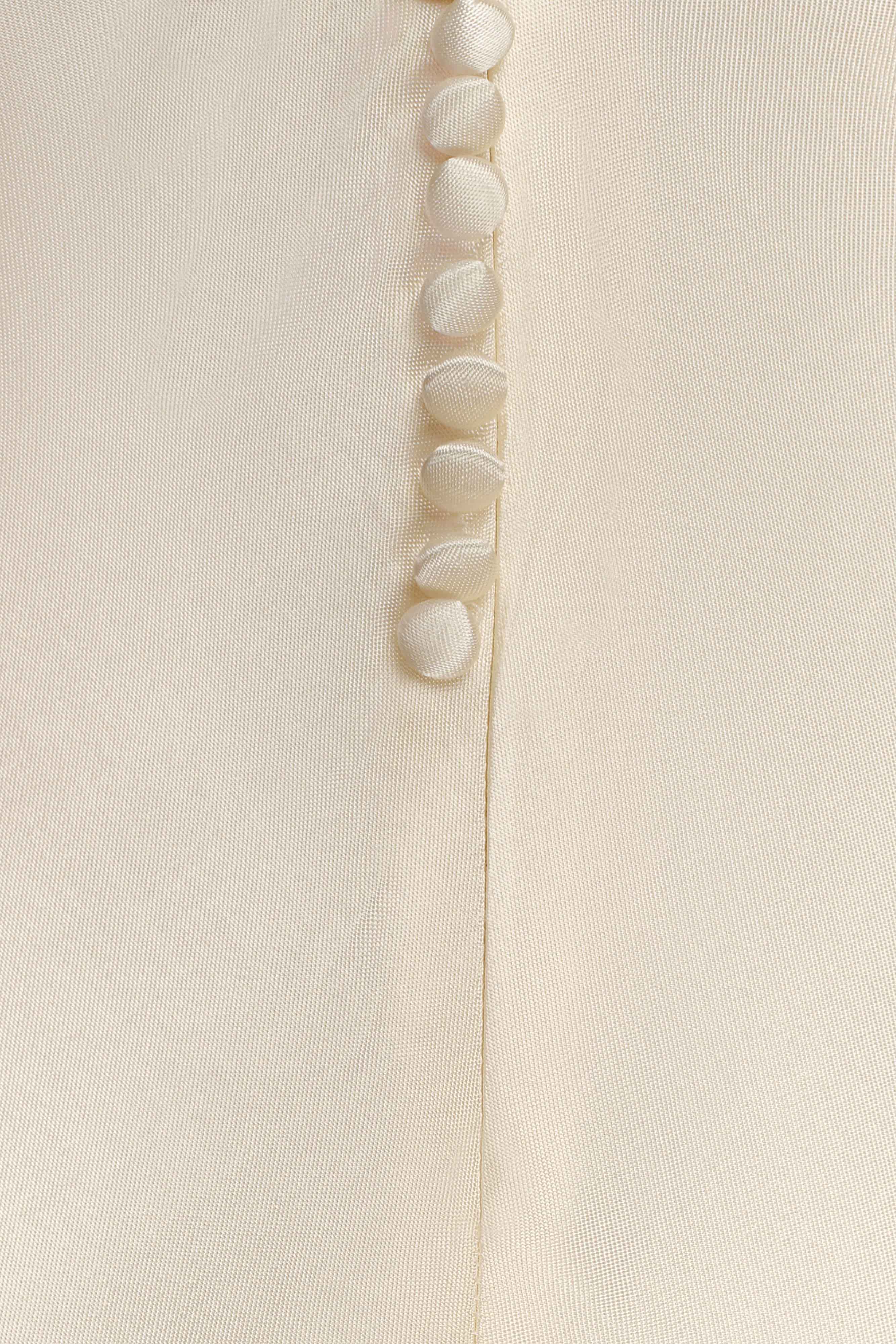 Esther Iridescent Satin Cowl Maxi Dress Lemon Sorbet