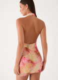 Jonna Mini Dress - Botanic Cheetah