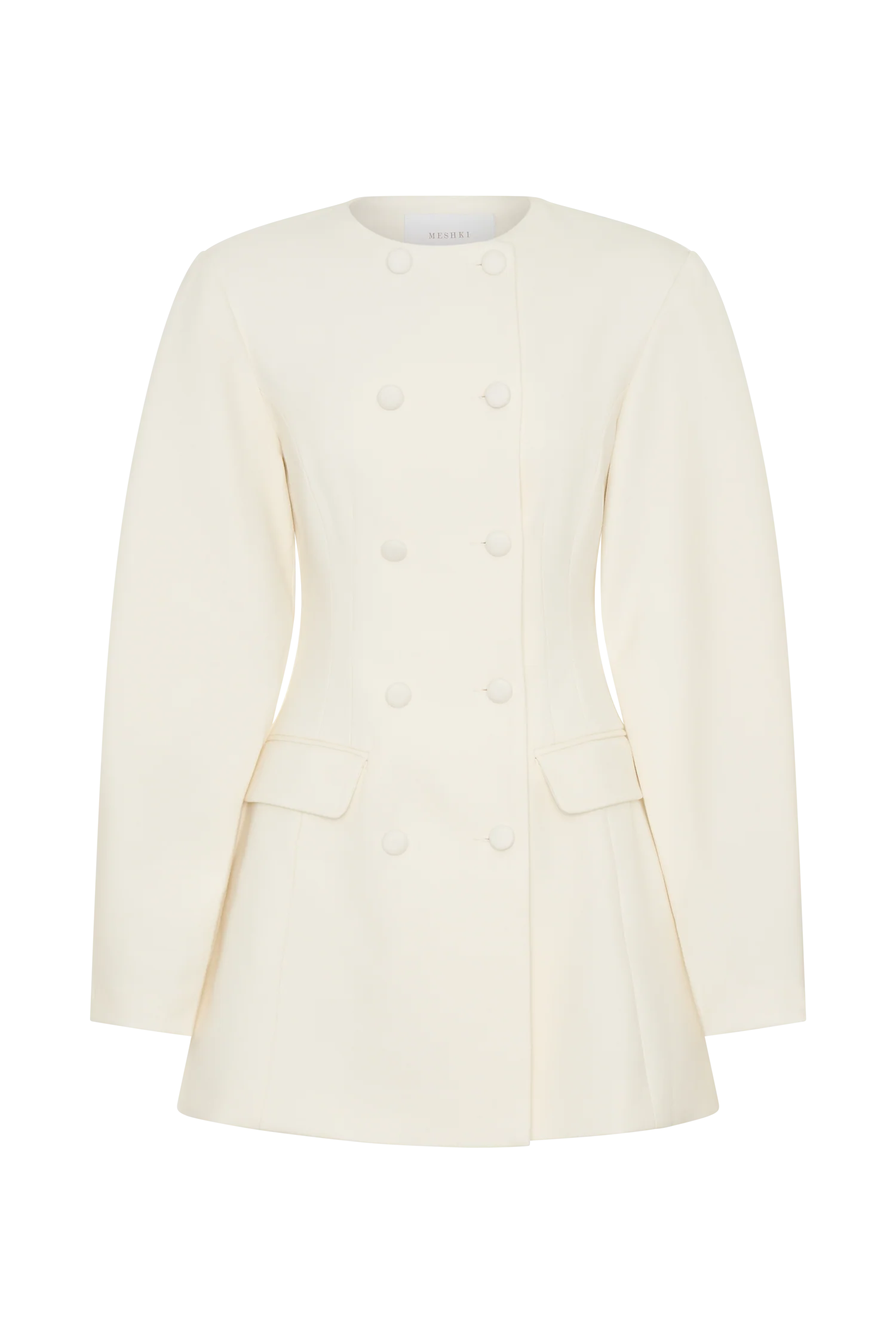 Beatrice Blazer Mini Dress Ivory