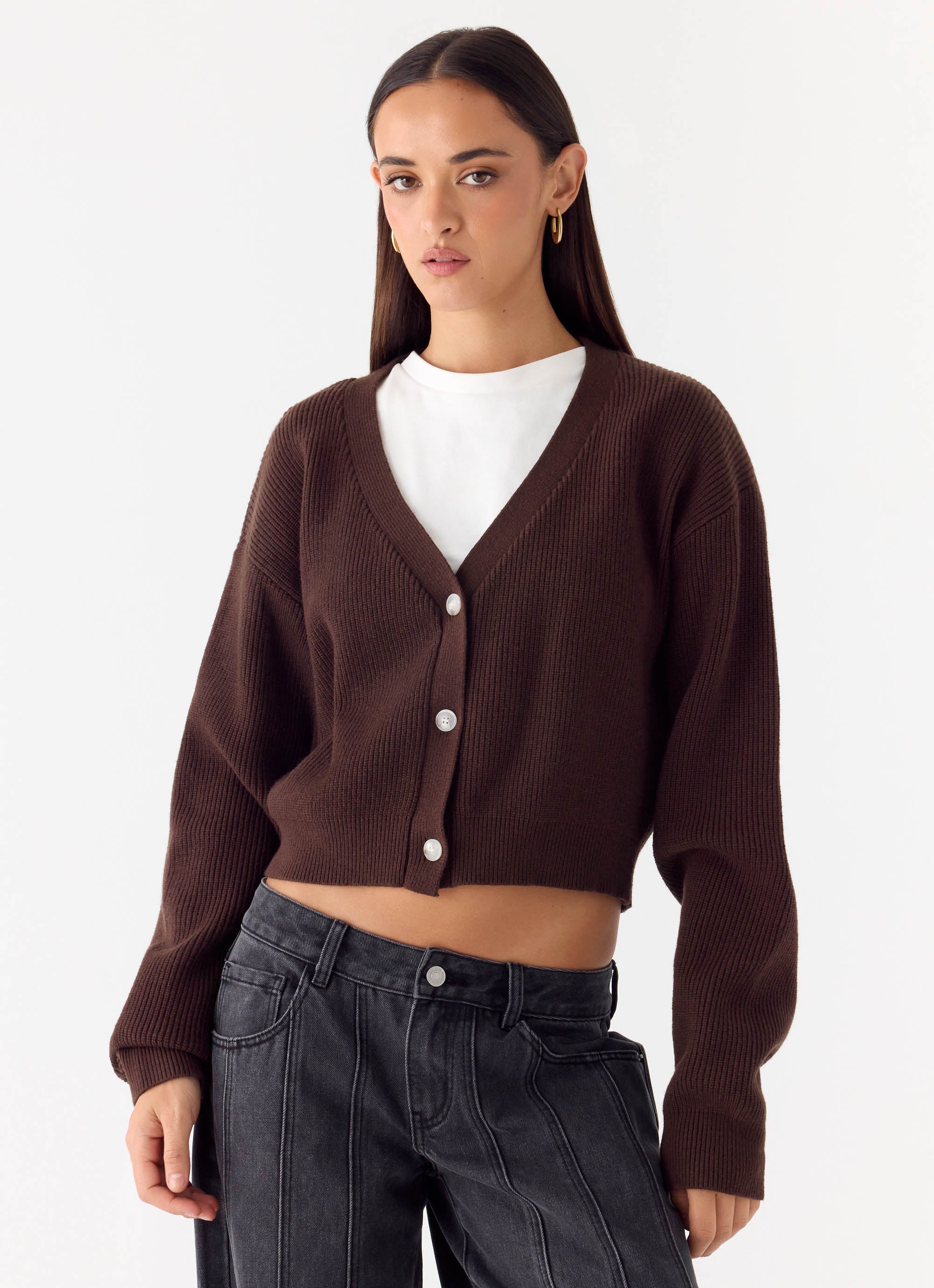 Ashby Knit Sweater Chocolate