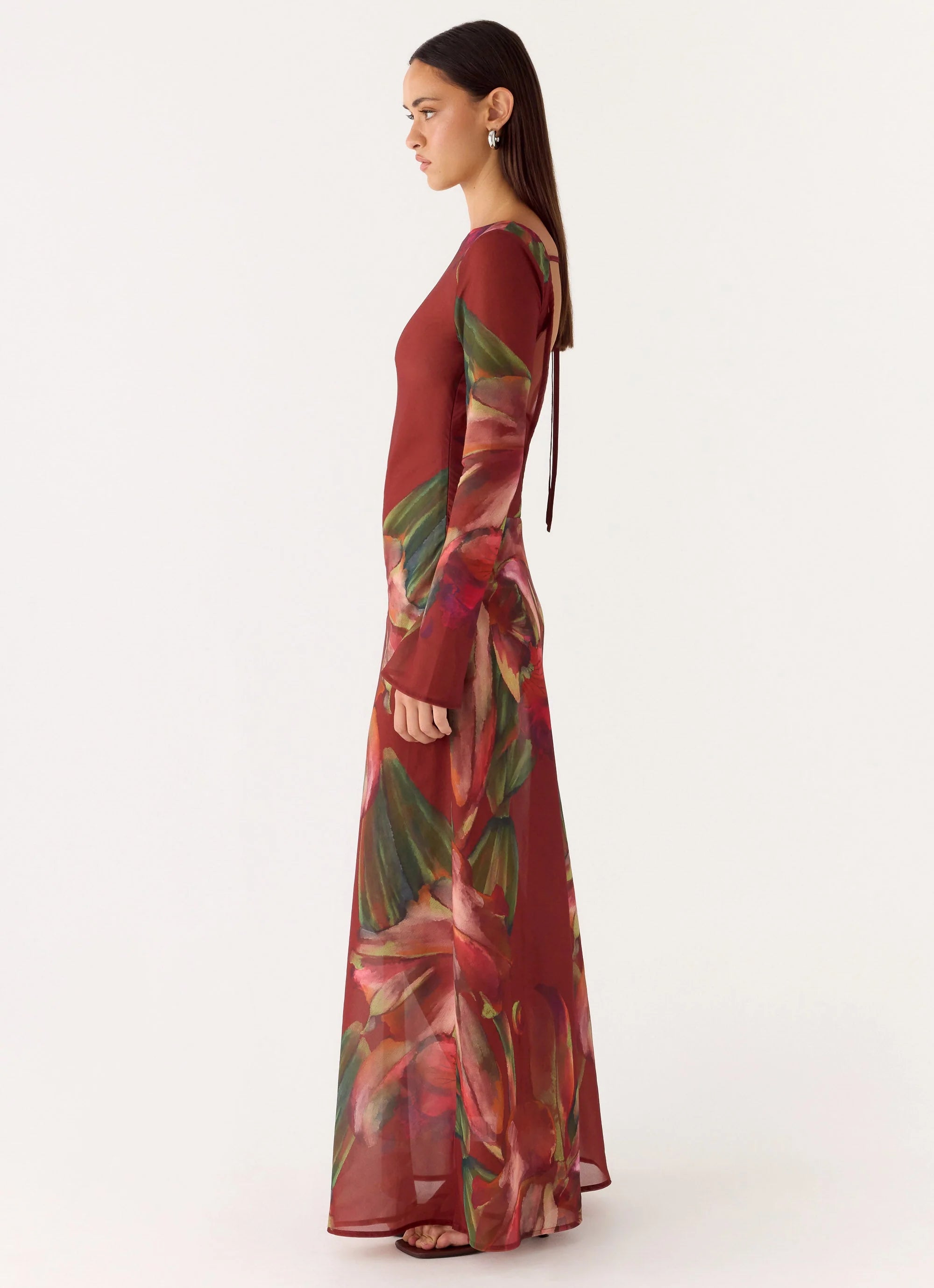 Charmayne Chiffon Maxi Dress Cuba Cuba