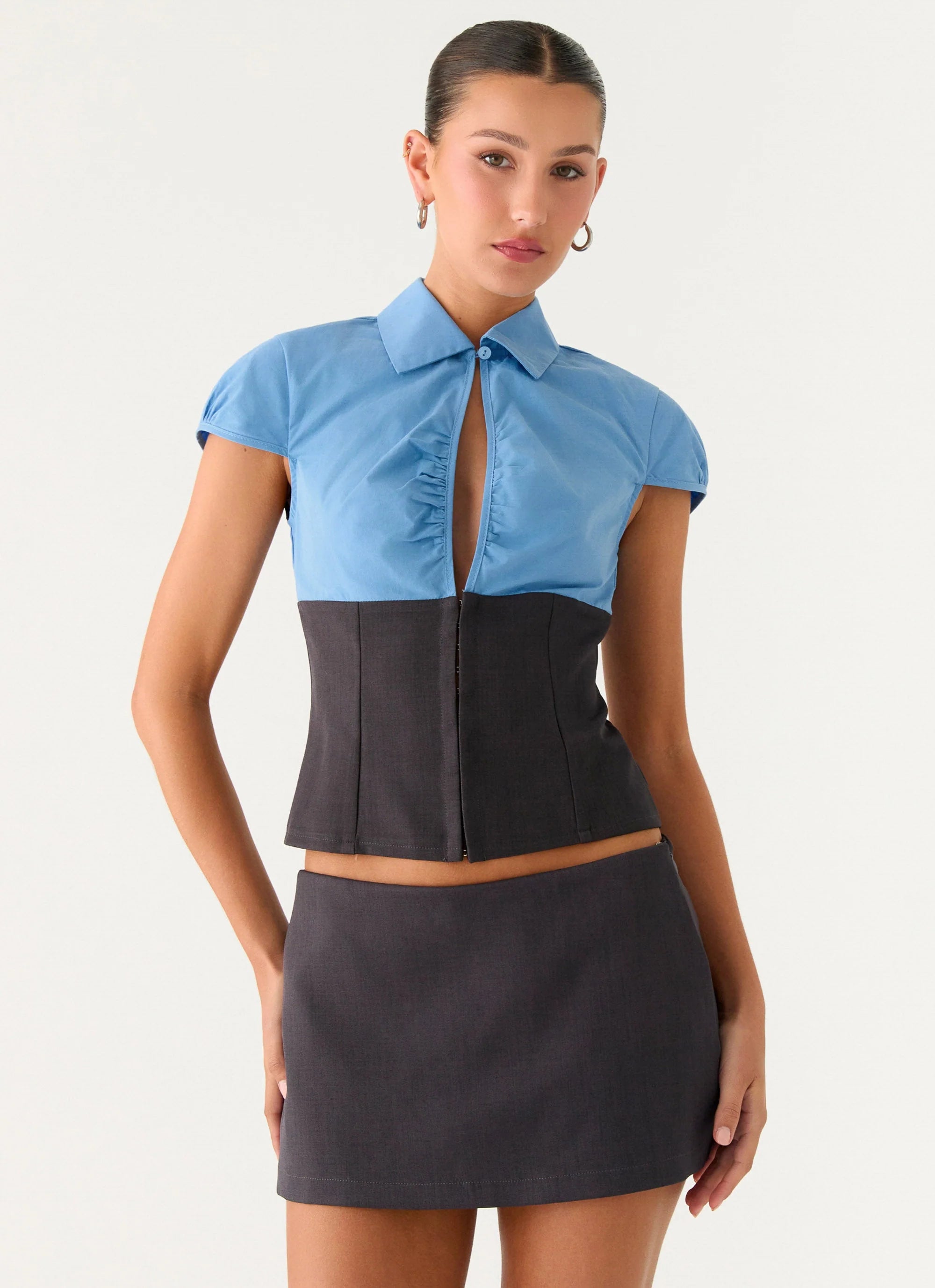 Mirna Micro Skort Charcoal