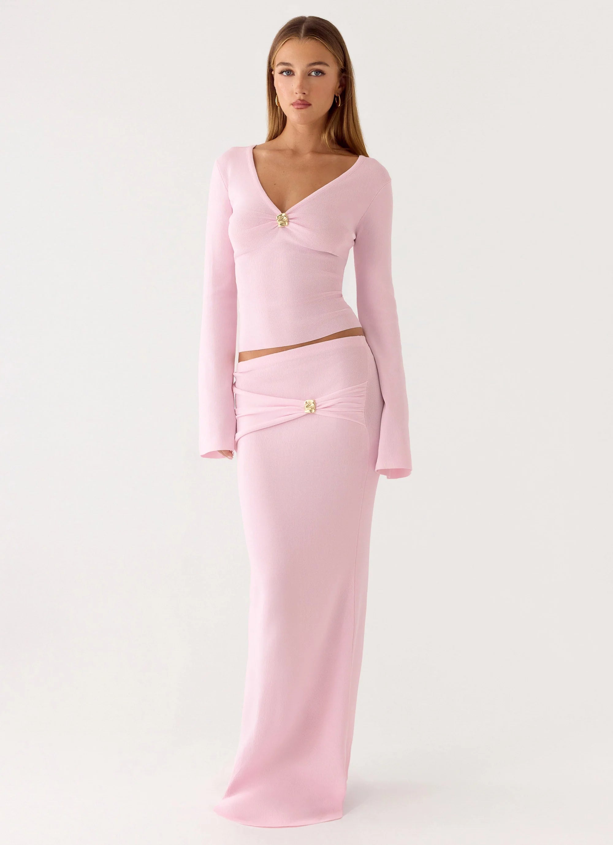 Colipso Maxi Skirt Pink