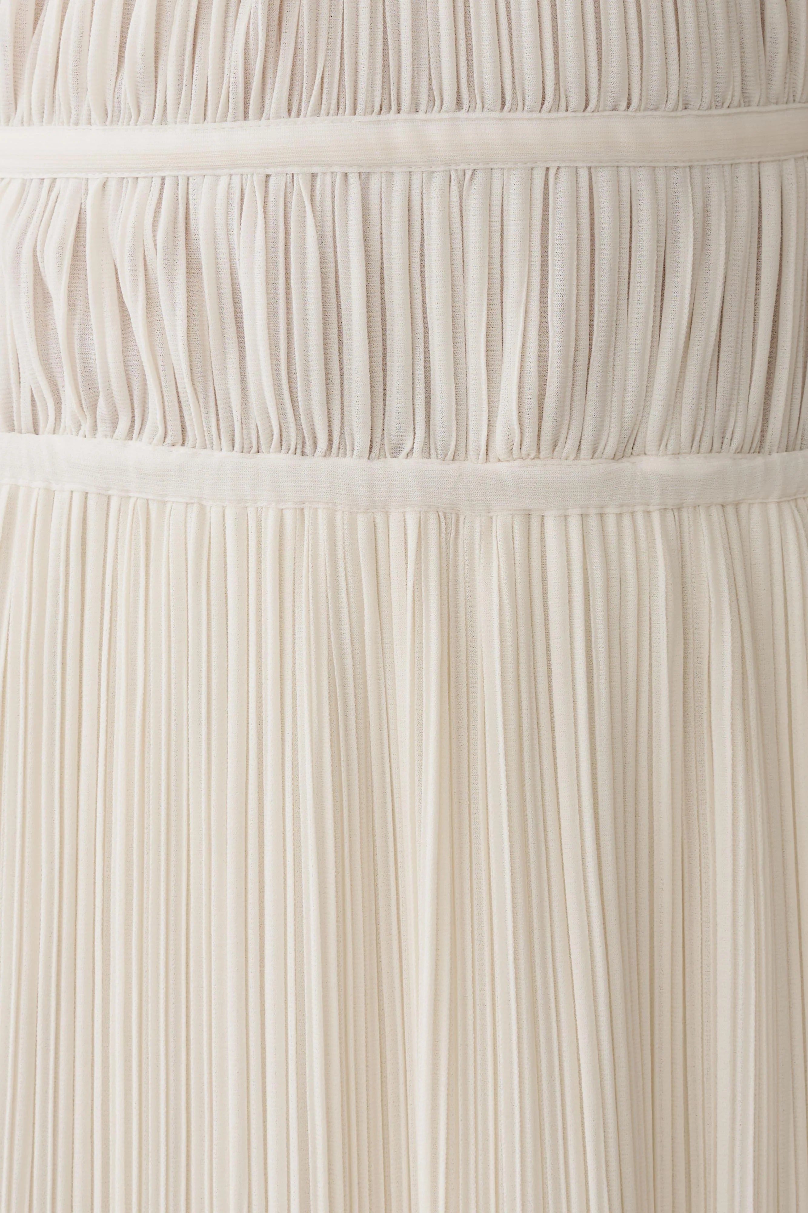 Thien Cowl Halter Midi Dress Ivory