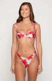 90 Swim Bianca Green Floral Bikini Bottoms