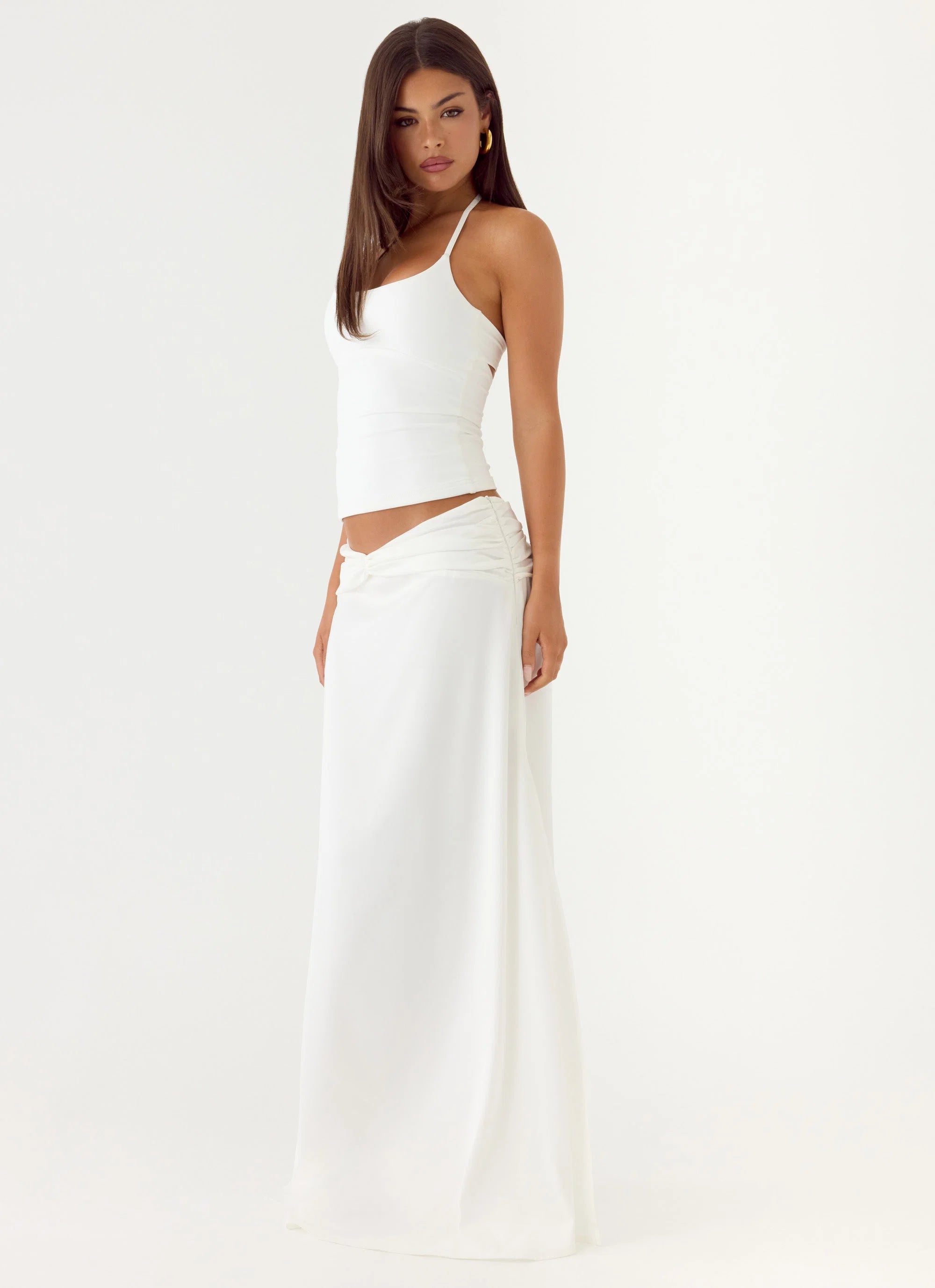 She Means It Maxi Skirt - Ivory