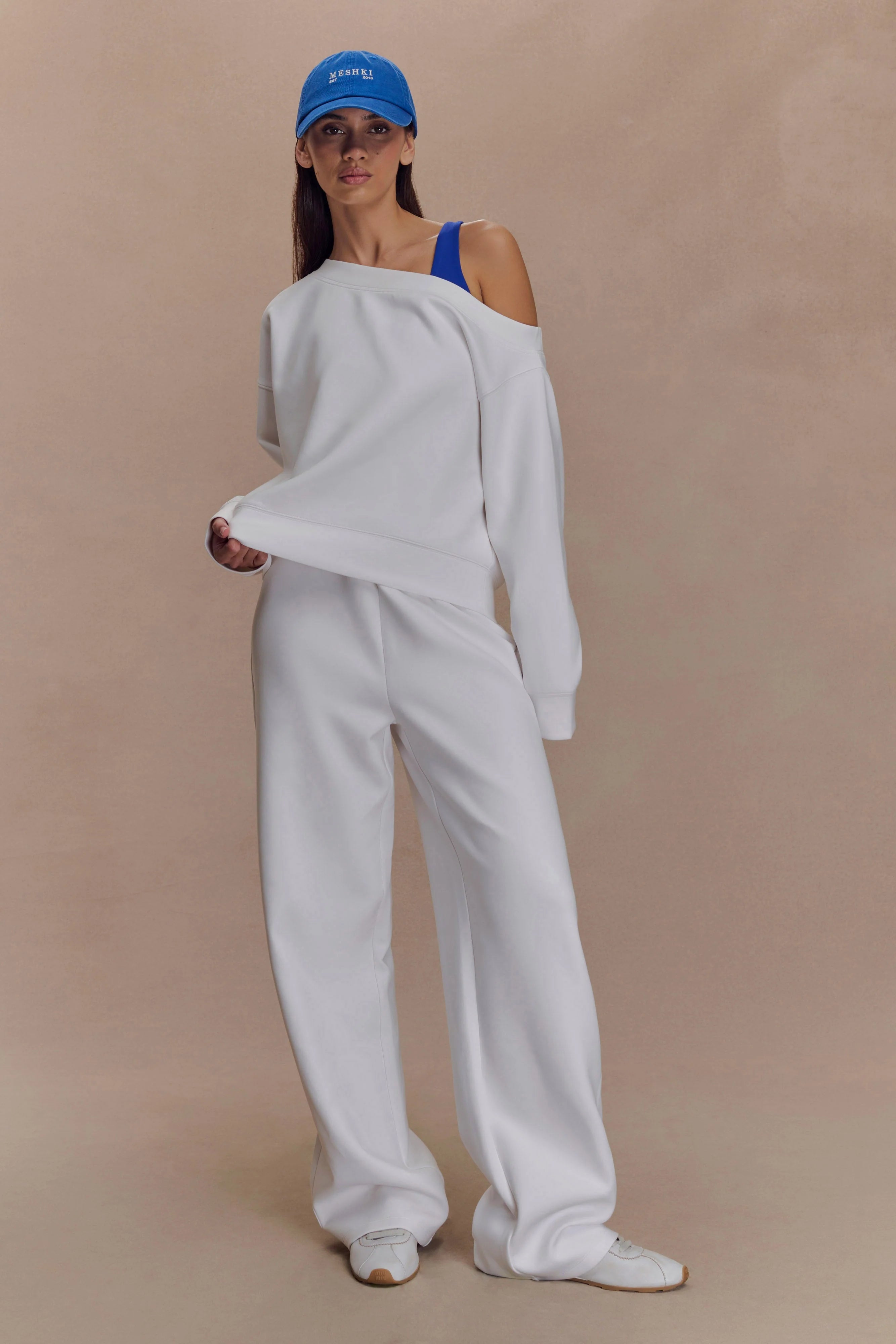 August Straight Leg Jogger Ivory