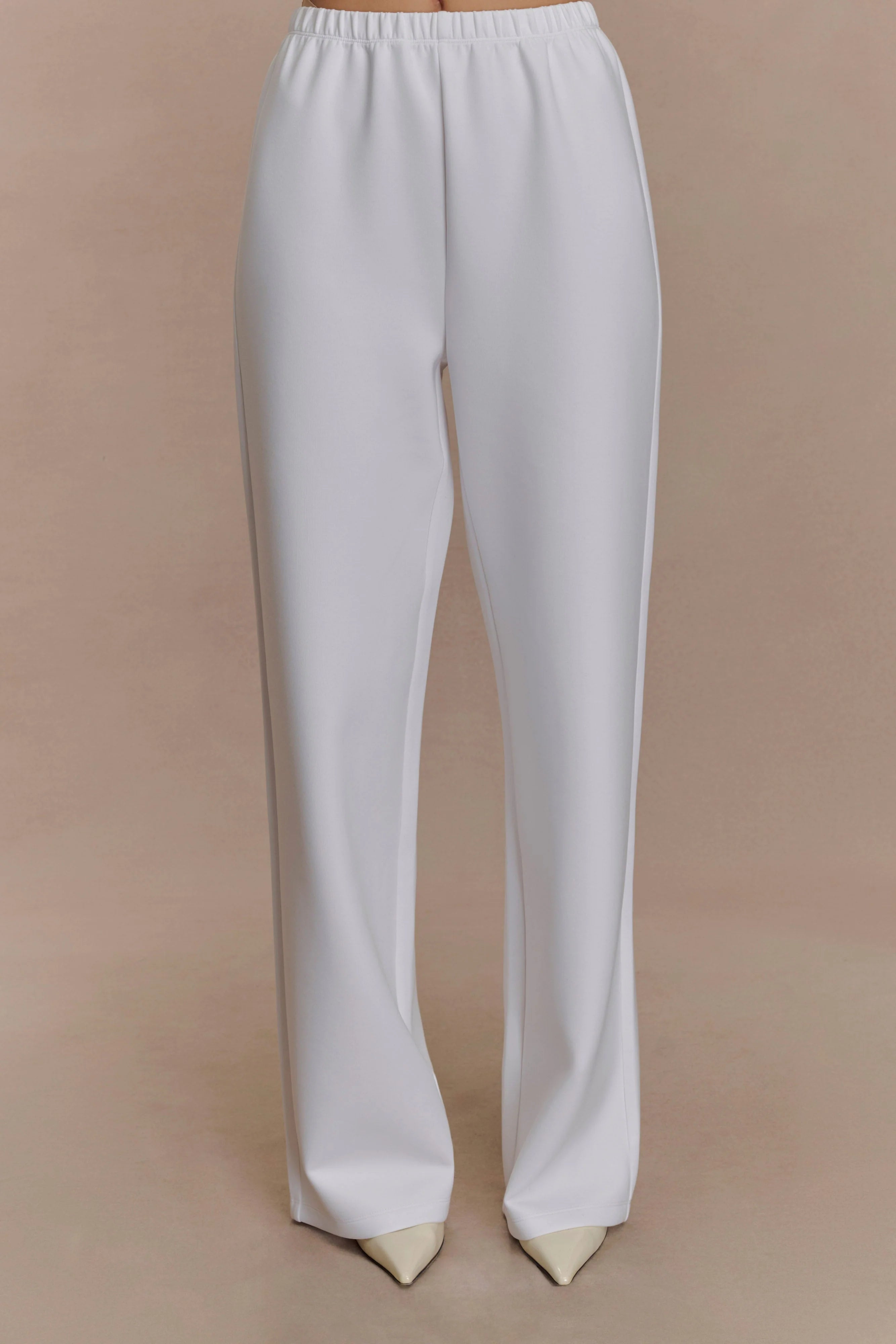 August Straight Leg Jogger Ivory