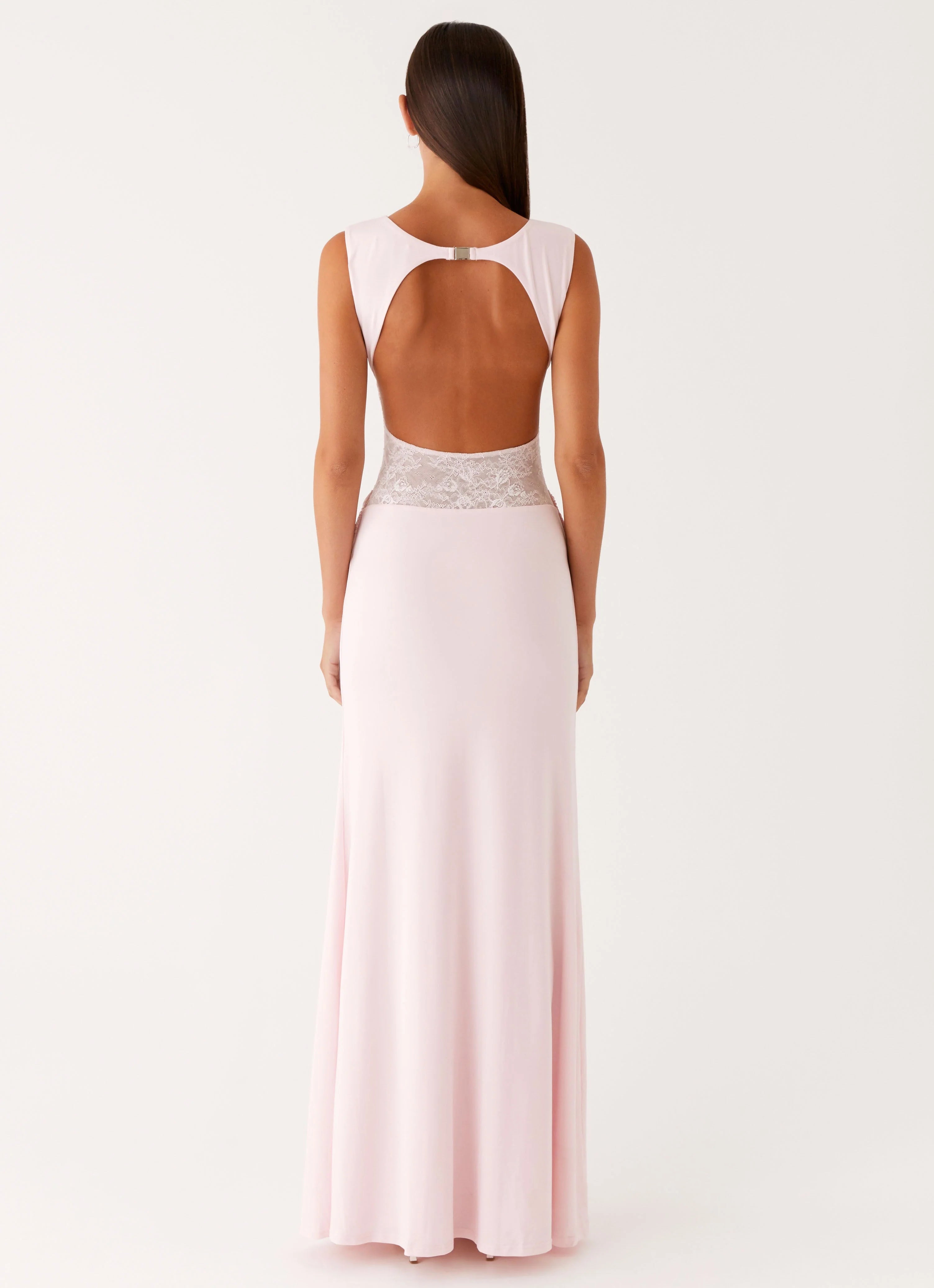 Love Tease Maxi Dress Baby Pink