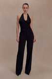 Cressida Crepe Halter Top Black