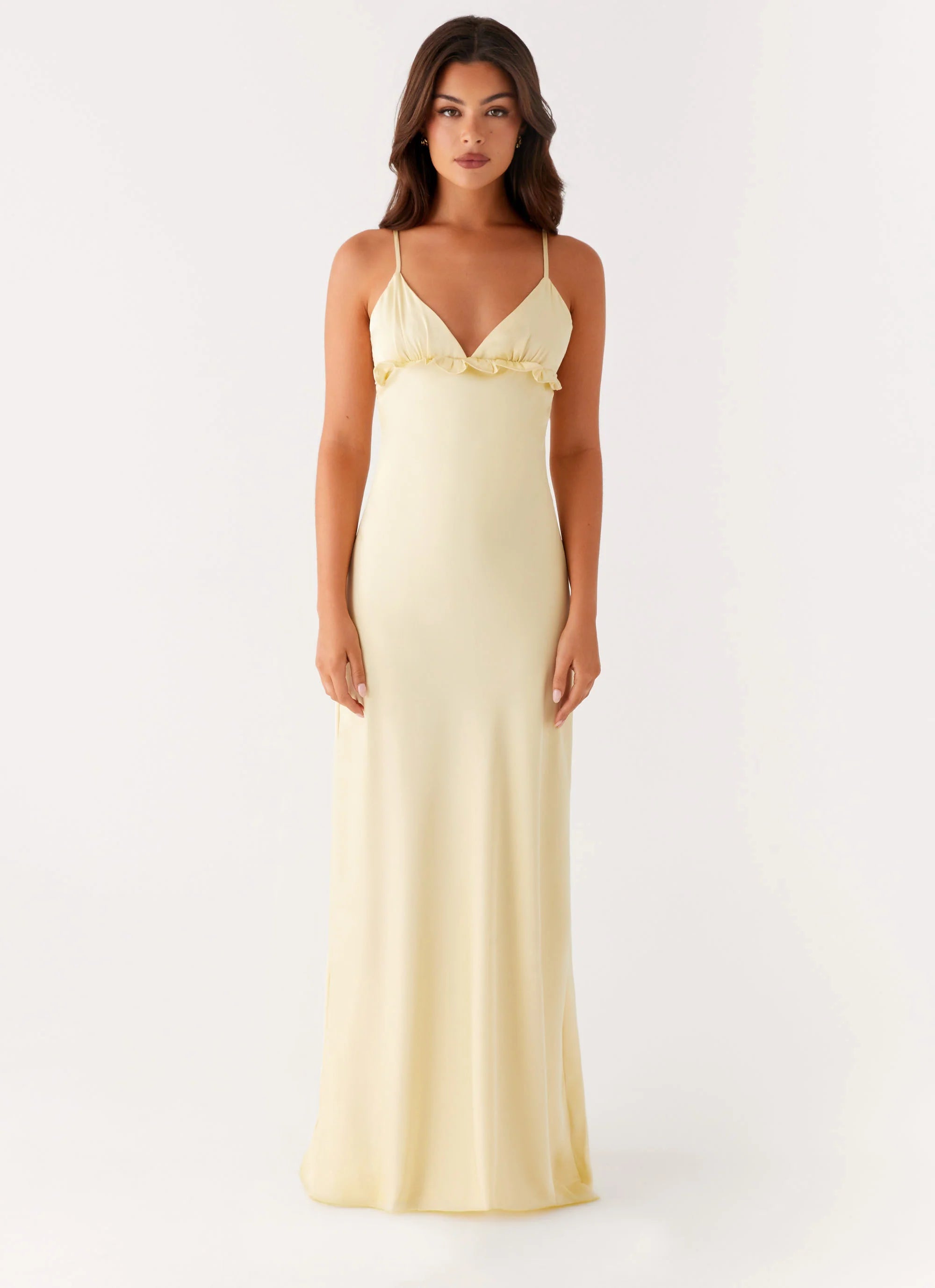Elona Maxi Dress Baby Yellow