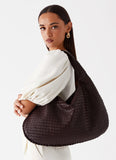 Oriona Woven Bag Chocolate