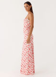 Vamonos Maxi Dress Porcelain Rose