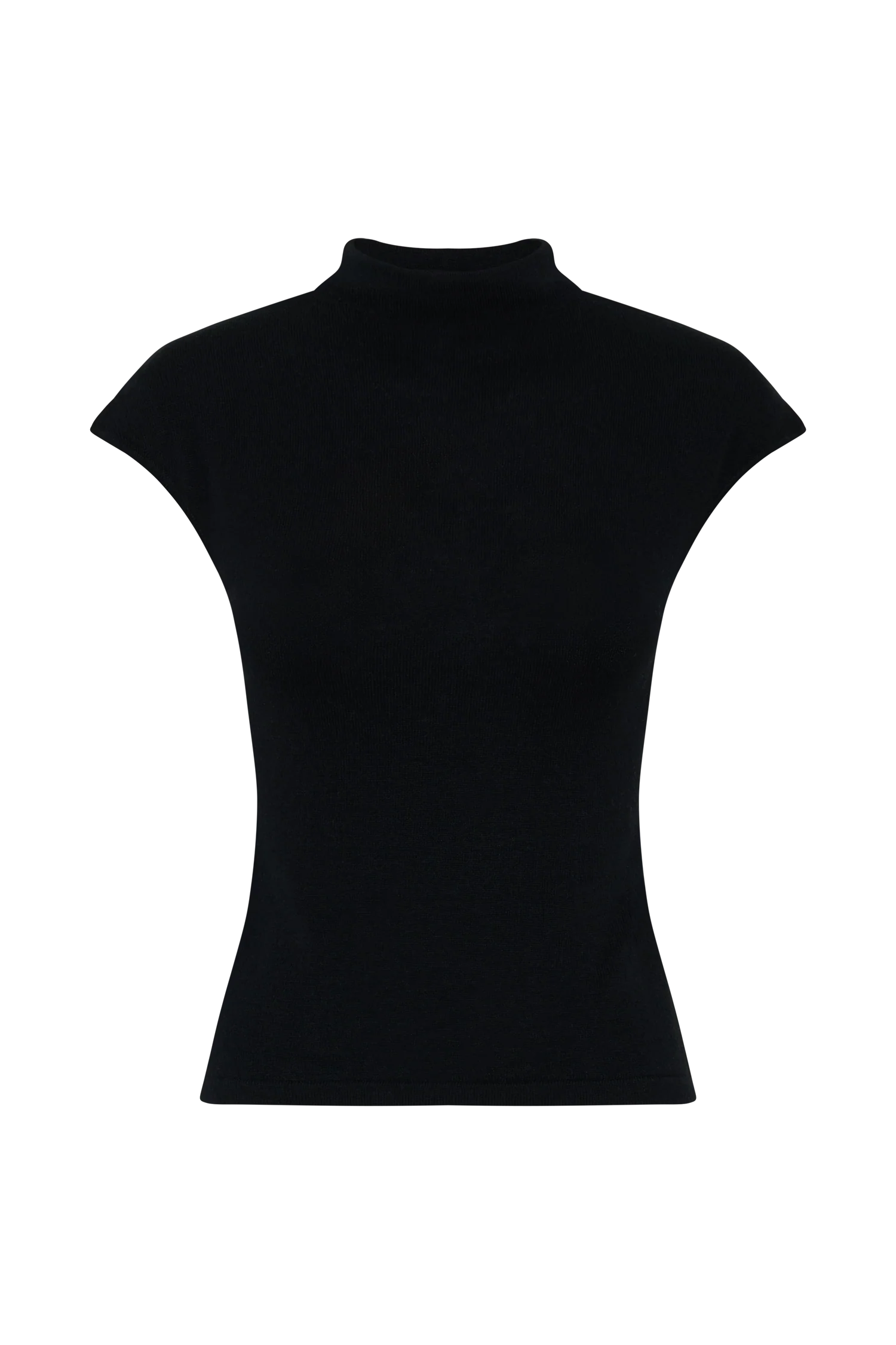 Sonny Short Sleeve Knit Top Black