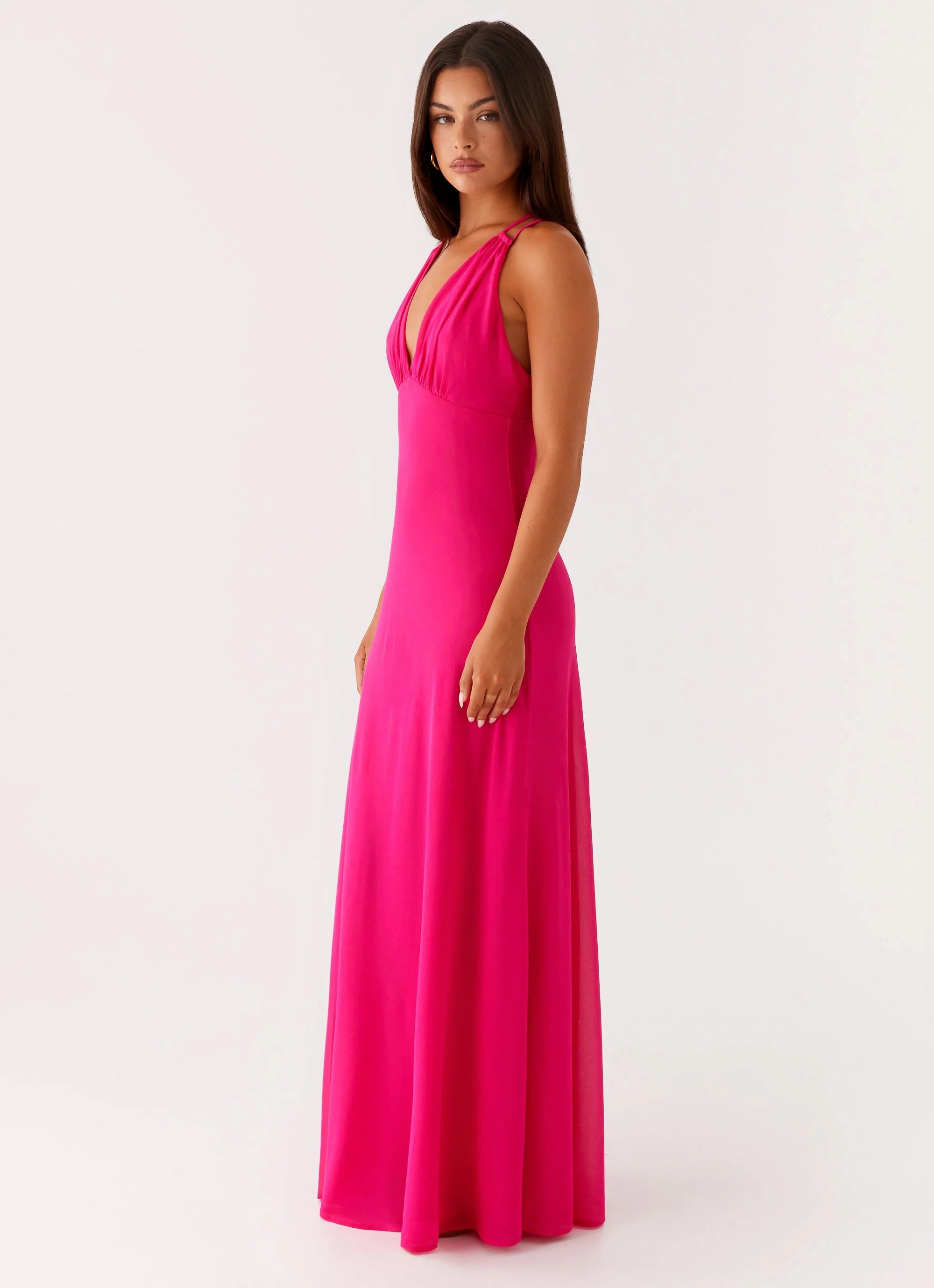 Kacia Maxi Dress Fuchsia