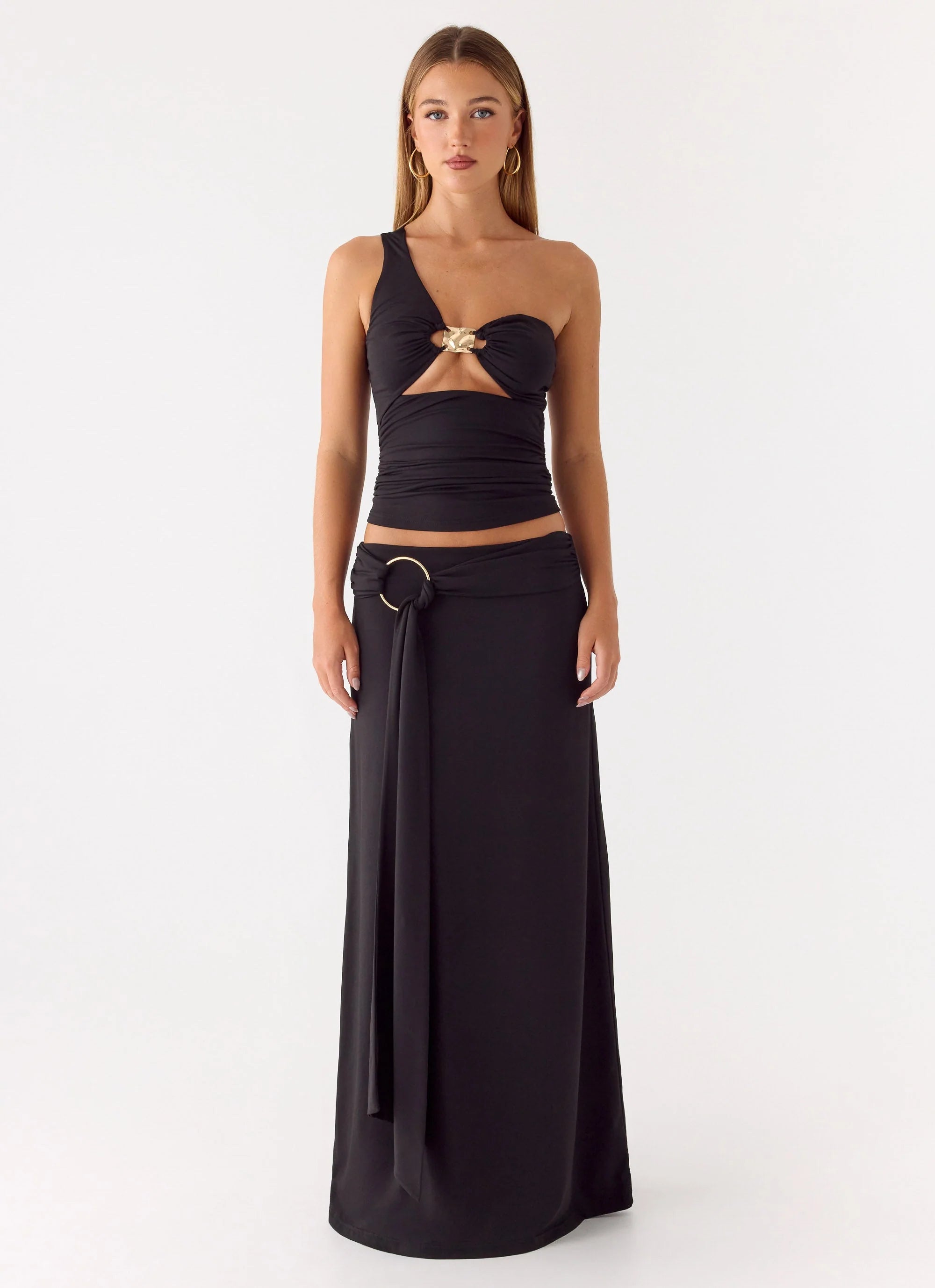 Ravi Maxi Skirt Black