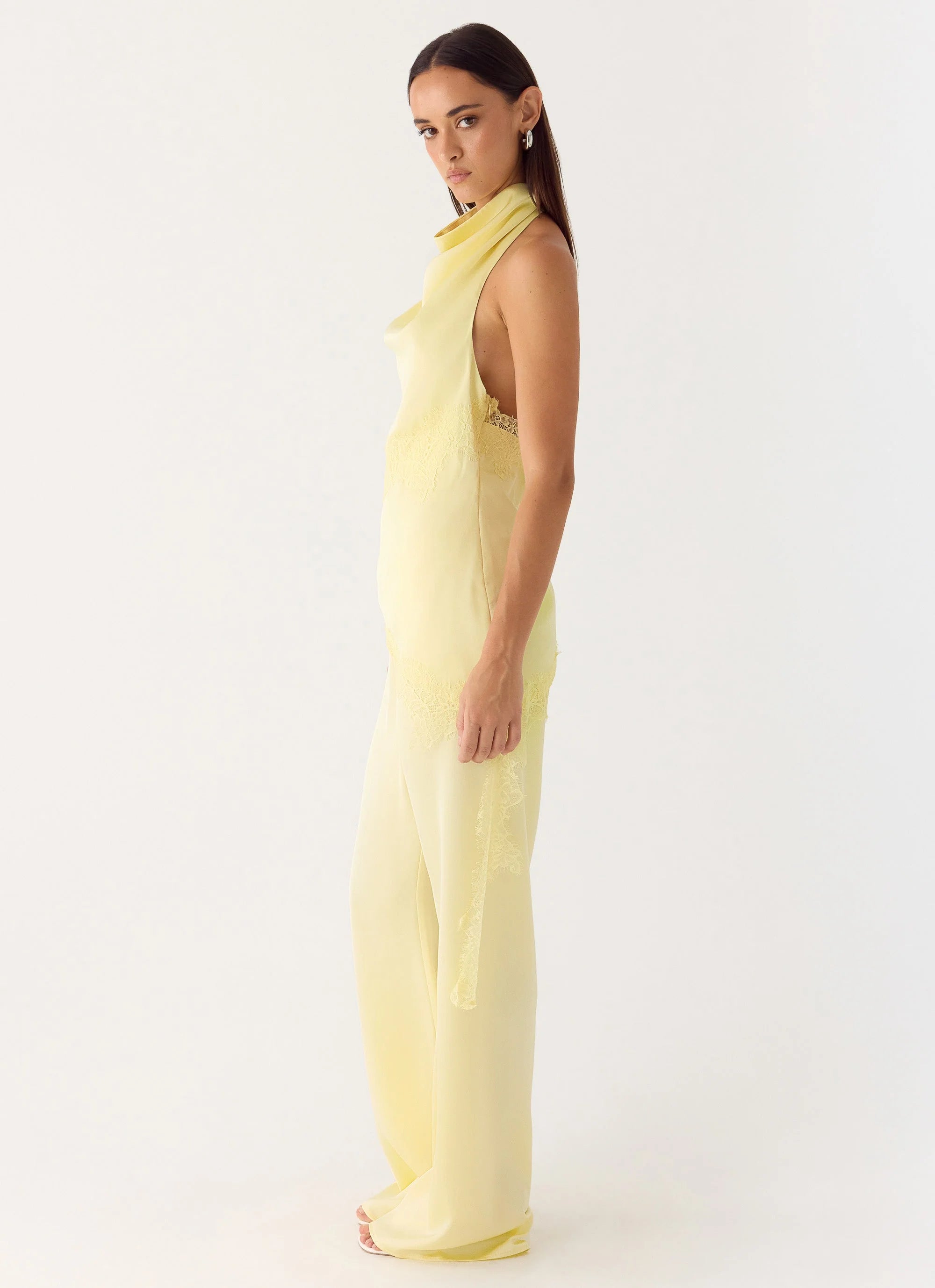 Emilee Cowl Top - Yellow