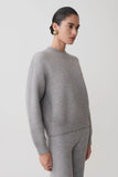 Lulu Oversized Knit Jumper Grey Marle