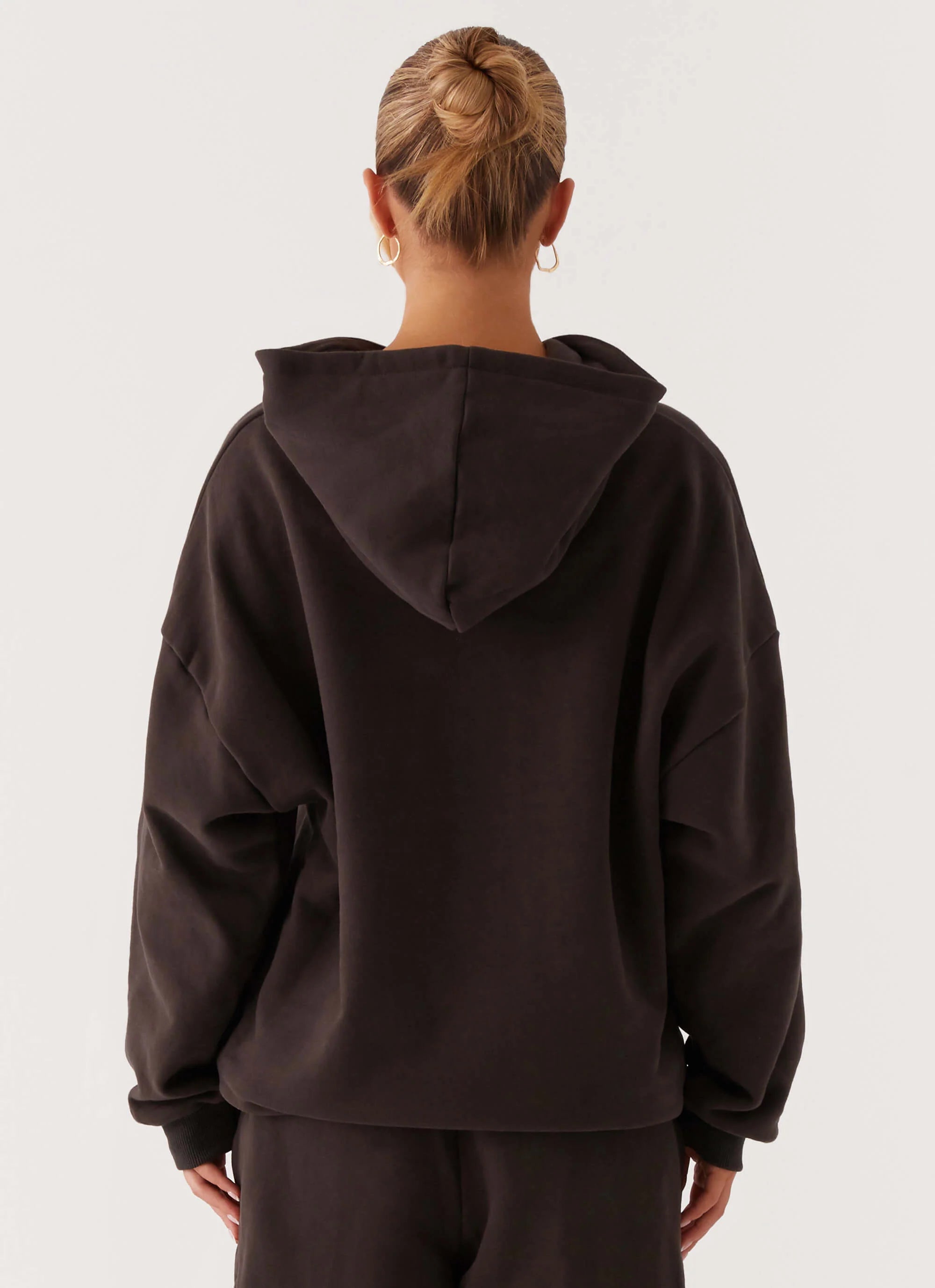 Signature Oversized Hoodie Charcoal