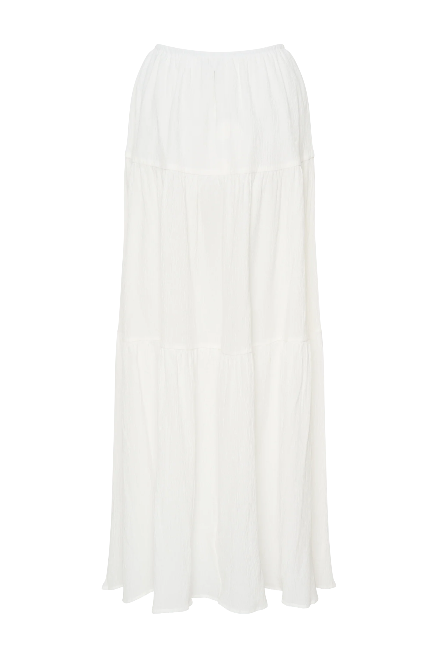 Jacinda Cotton Maxi Skirt White