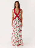 Aoifie Maxi Dress - Ivory Bloom