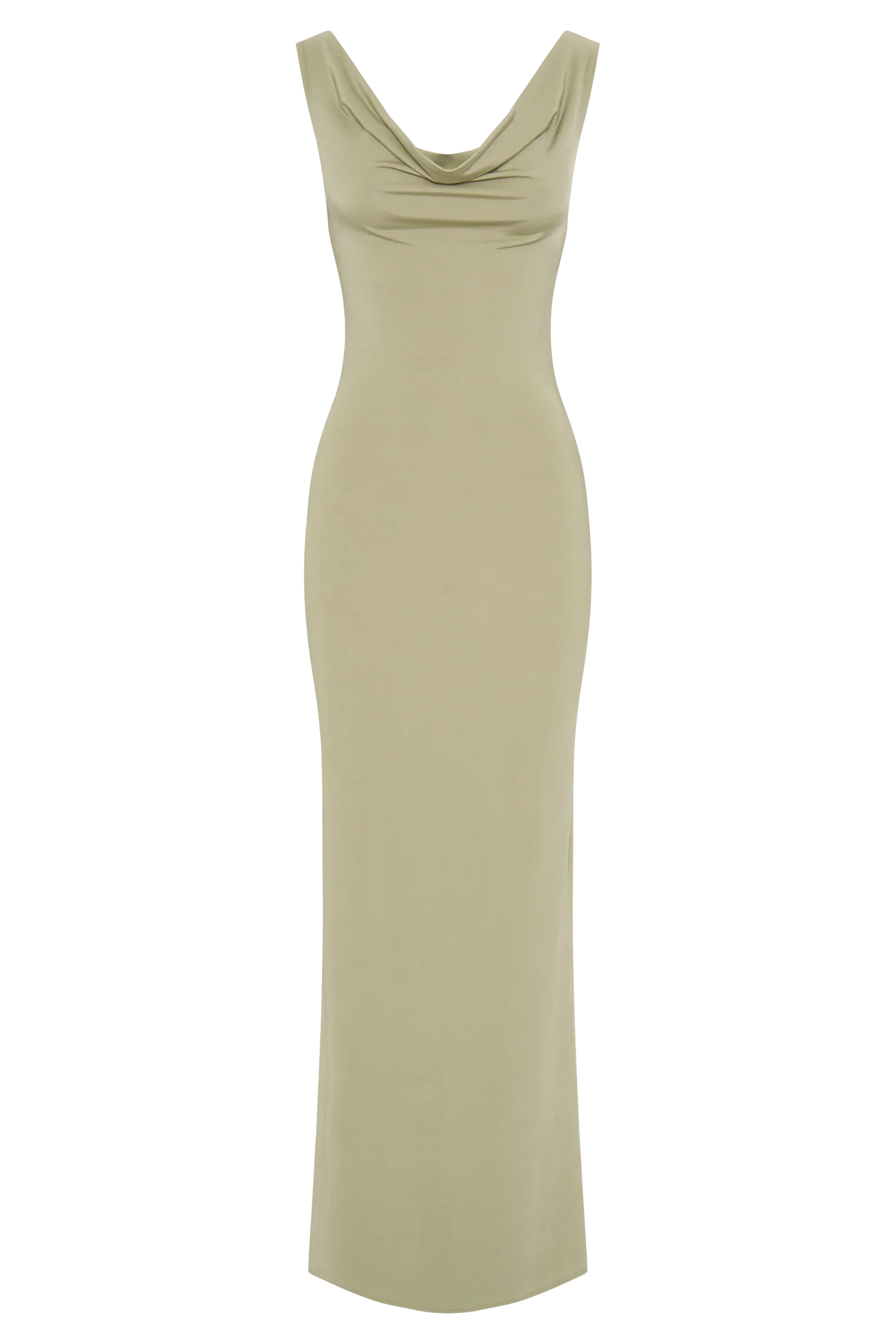 Marta Slinky Cowl Maxi Dress Sage