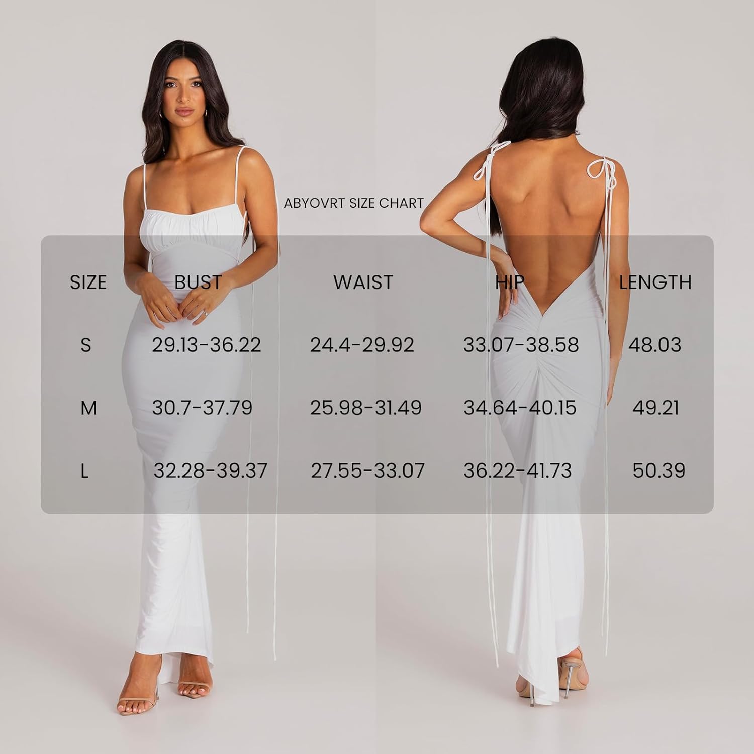 Women Sexy Backless Dress Bodycon Sleeveless Open Back Maxi Dress Formal Cocktail Wedding Guest
