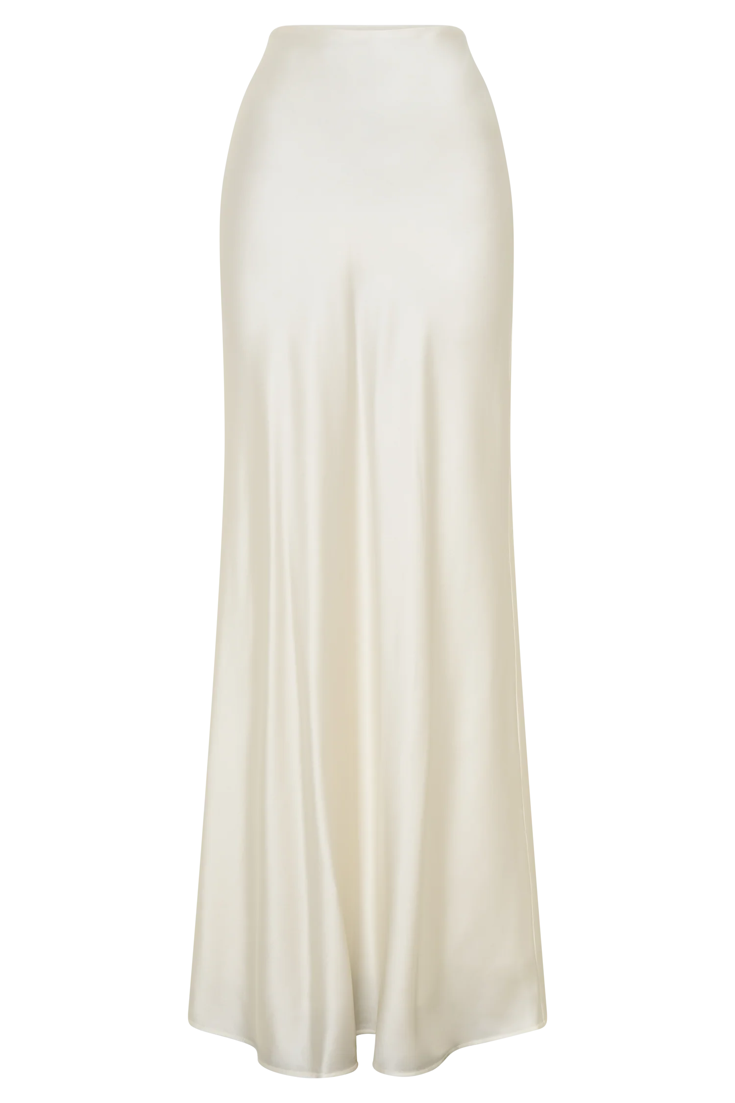 Sabrina Silk Blend Maxi Skirt Ivory