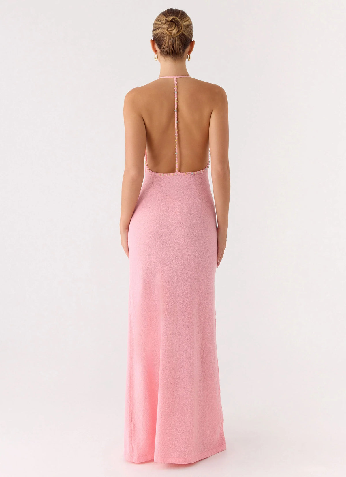 Jianna Knit Maxi Dress Pink