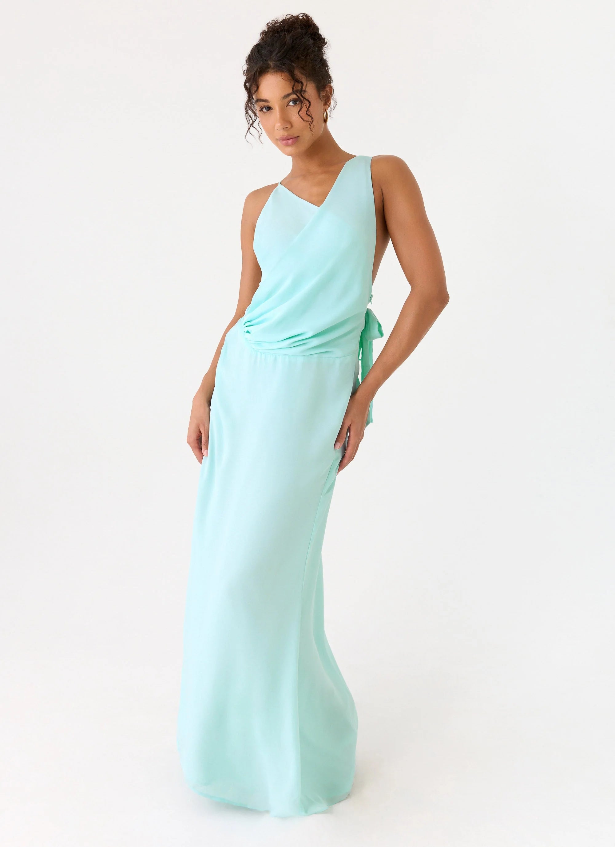 Analia Maxi Dress Aqua