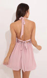 Halter Dress in Blush Pink