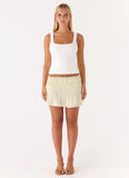 Ellia MinI Skirt - Ivory