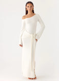 Kova Knit Maxi Dress White