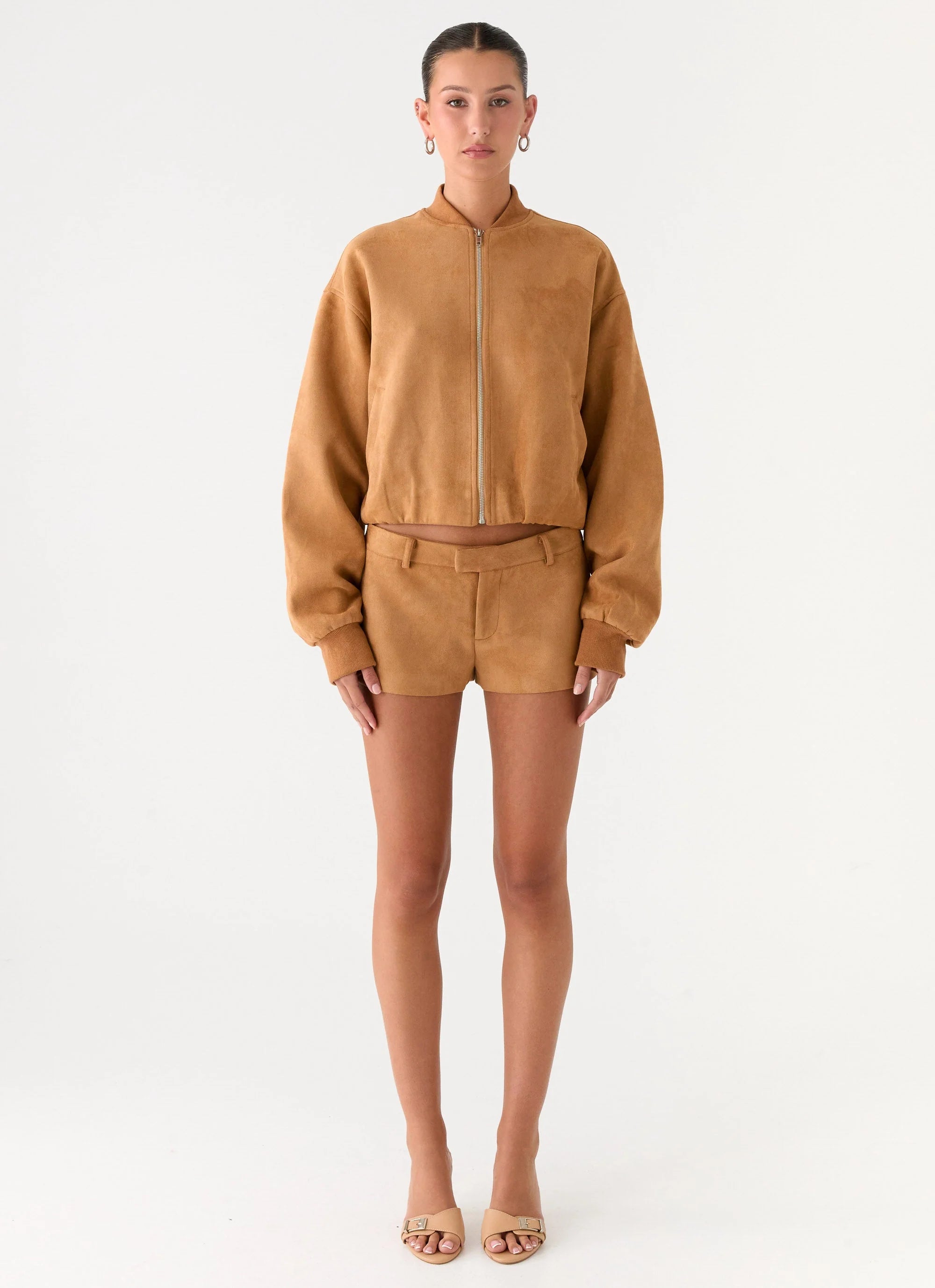 Thats Chill Bomber Jacket Brown