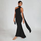 Women Sexy Backless Dress Bodycon Sleeveless Open Back Maxi Dress Formal Cocktail Wedding Guest
