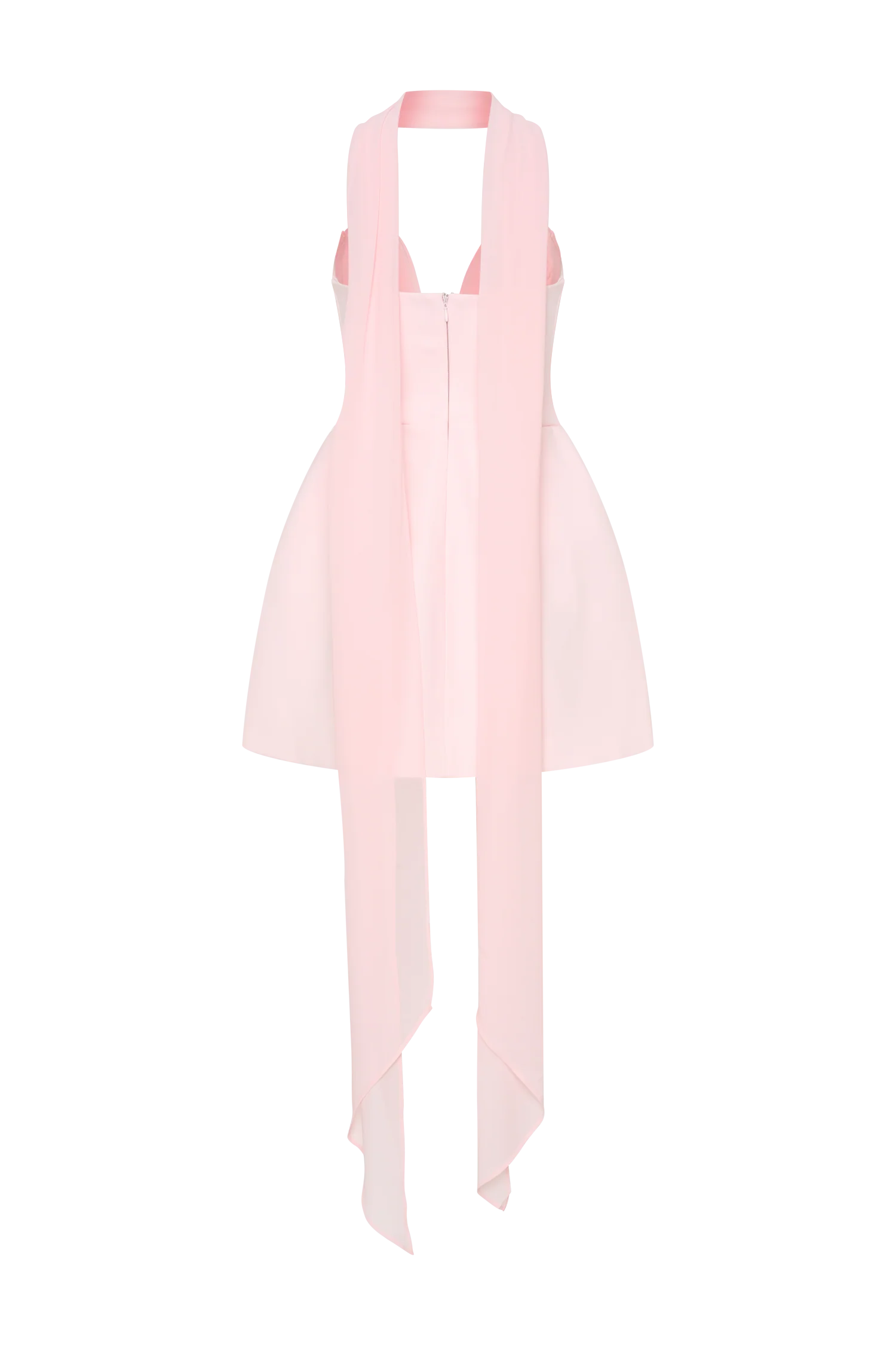 Orellia Strapless Suiting Mini Dress Soft Pink