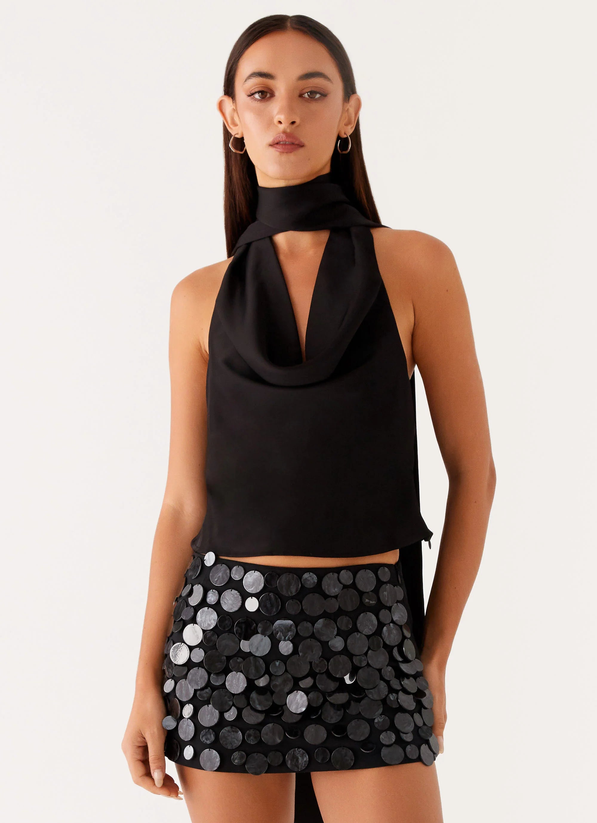 Movie Star Mini Skirt Black