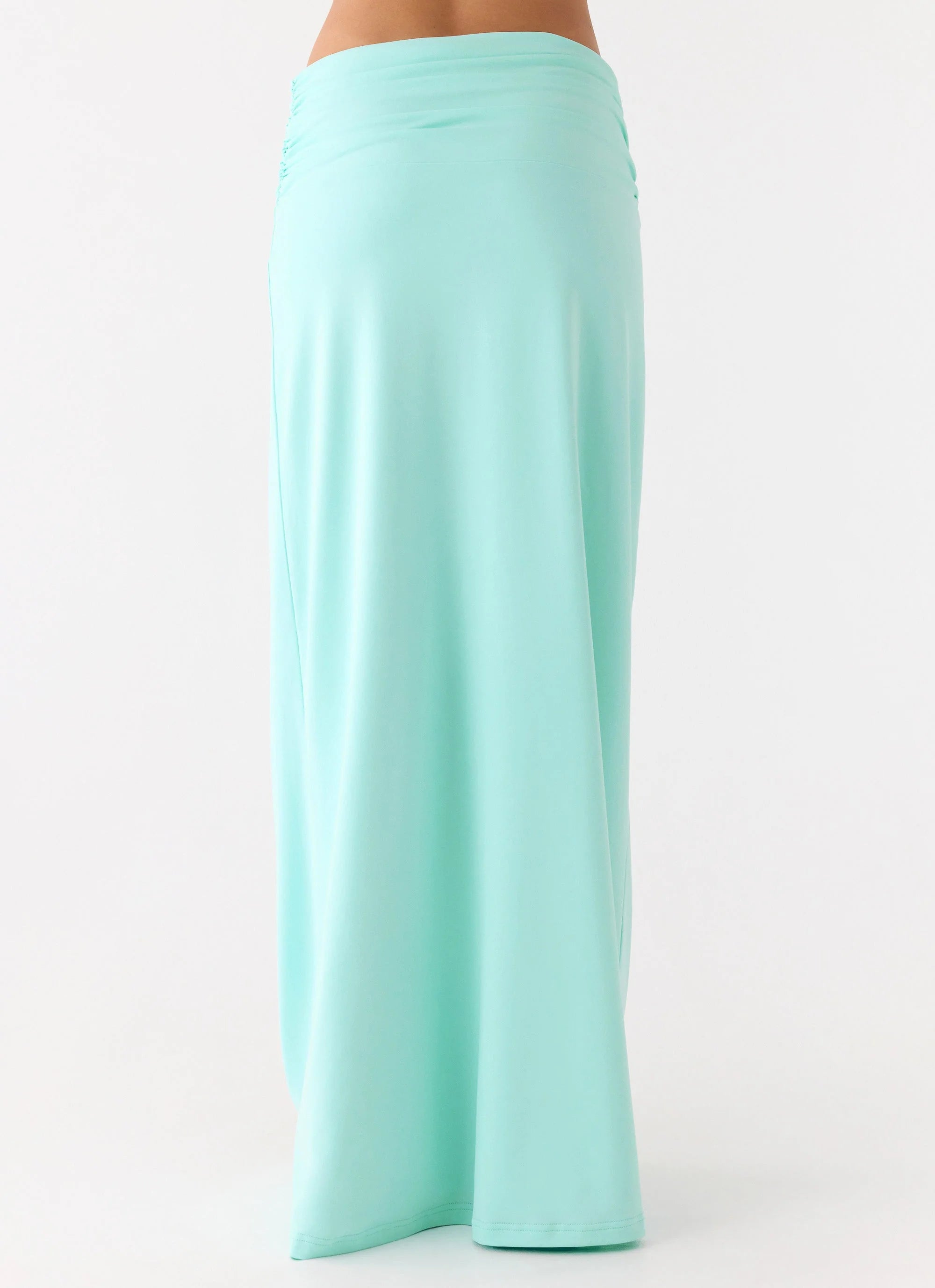 Elisabetta Maxi Skirt Aqua