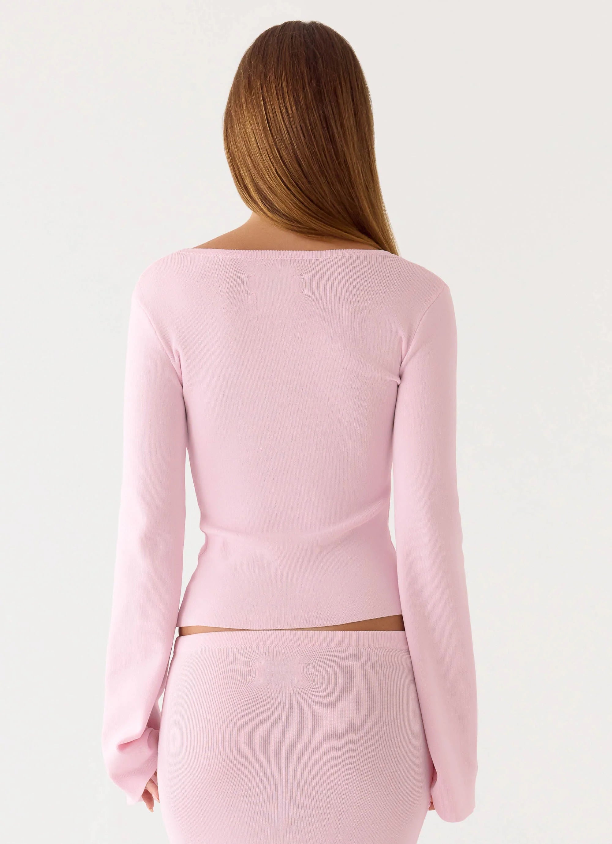 Colipso Long Sleeve Top Pink