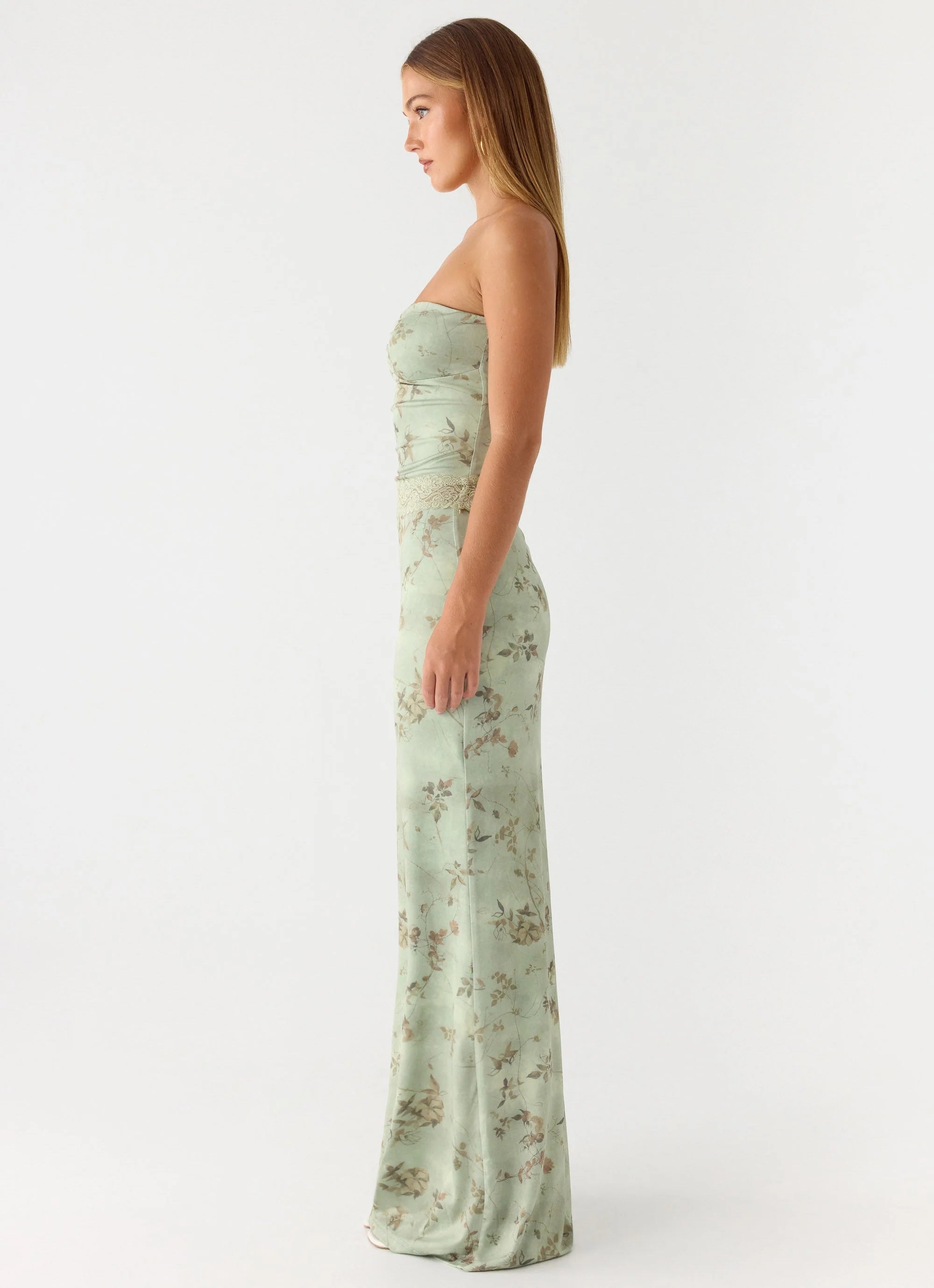 Come Through Maxi Dress Wispy Fern
