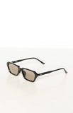 Otra Eyewear Izzy Black Olive Square Frame Sunglasses