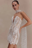 Zoey Lace Scarf Ivory