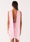 Cerina High Neck Mini Dress Pink