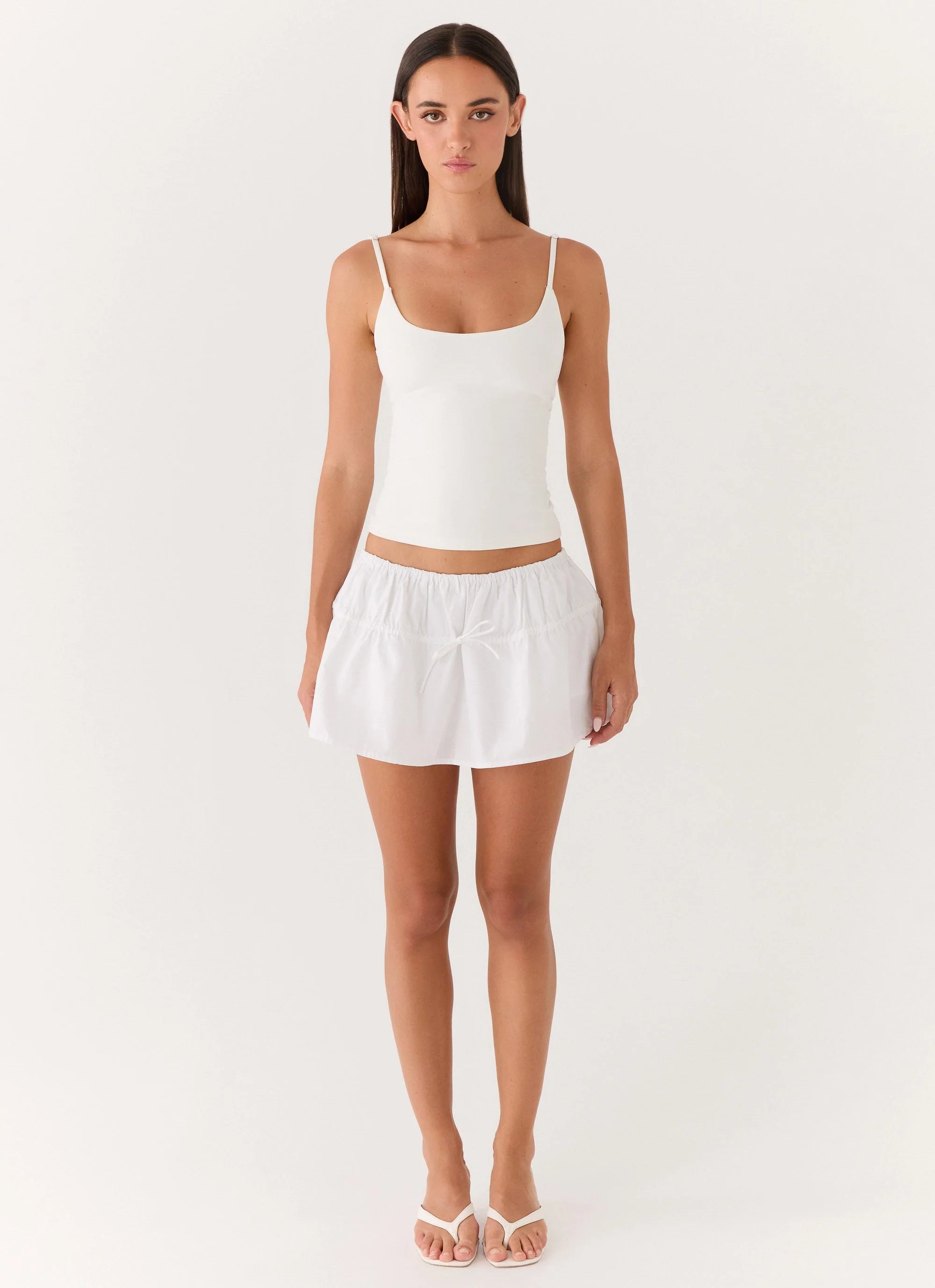 Sugar Talking Mini Skort - White